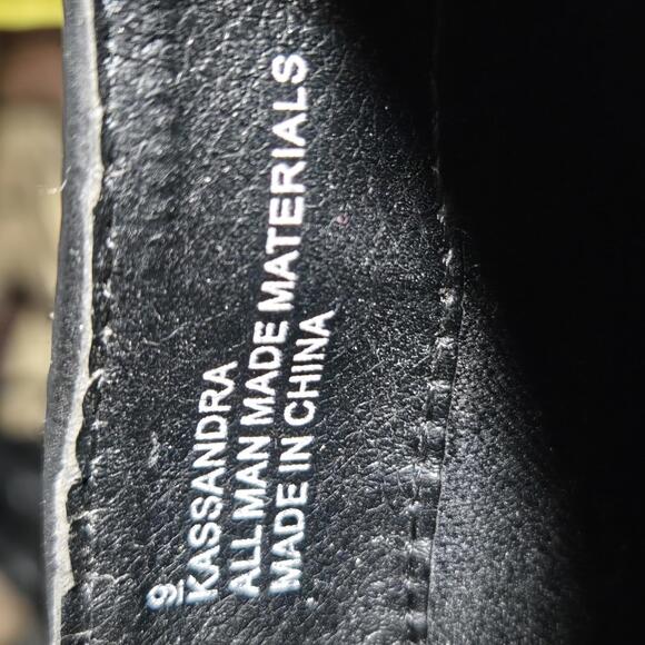 983 Charlotte Russe Kassandra Size 9 Black Ankle Boots - Picture 8 of 9